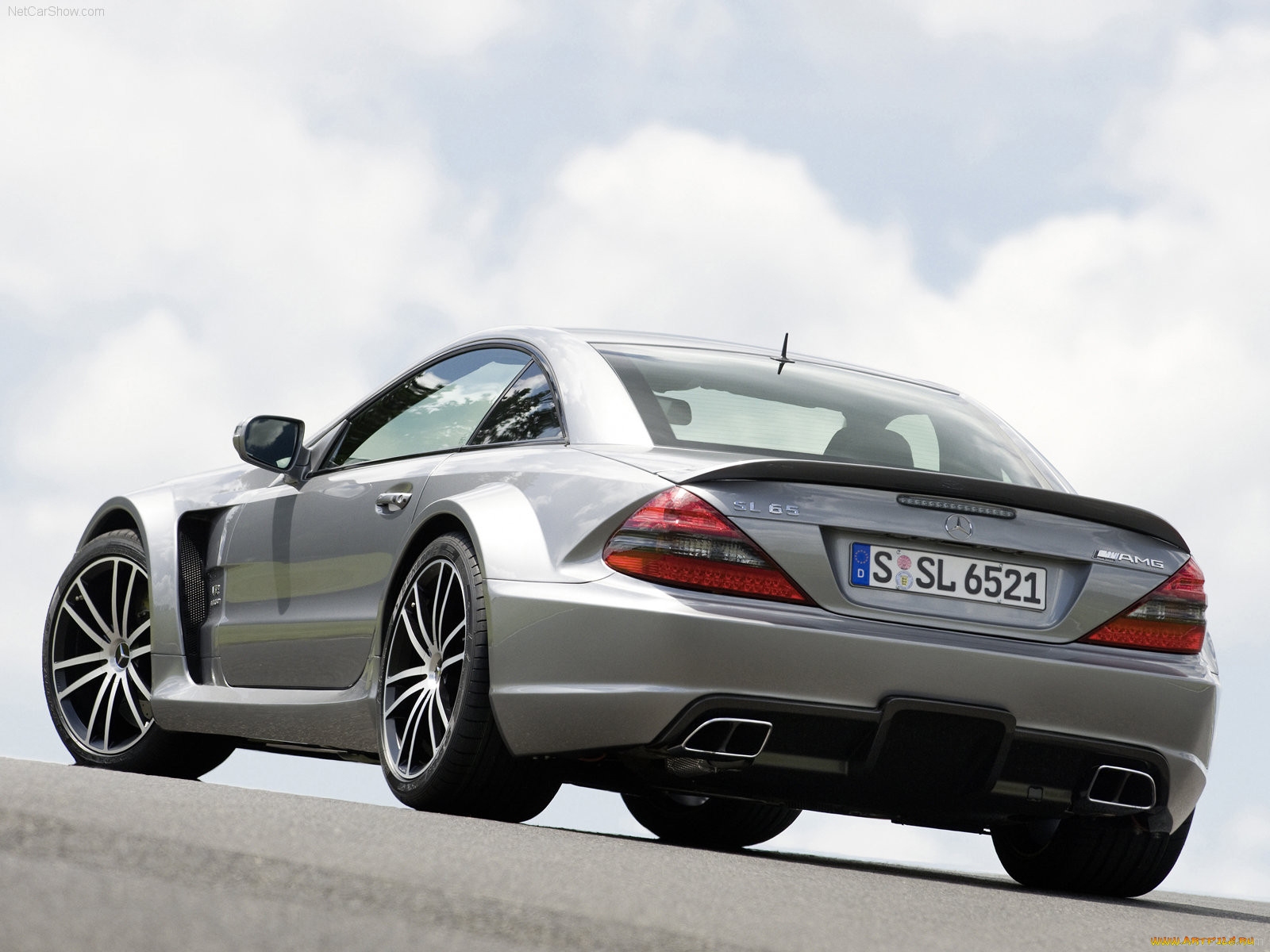 mercedes, benz, sl65, amg, black, series, 2009, 